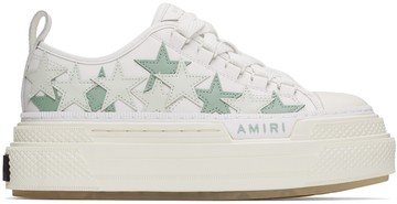 AMIRI 白色 Platform Stars Court Low 运动鞋