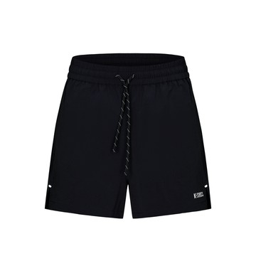 梭織運動短褲 Woven Shorts 休閒 女短褲 黑色 1913427-008