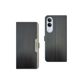 mobimate vivo V70 FE 側掀站立式皮套-黑