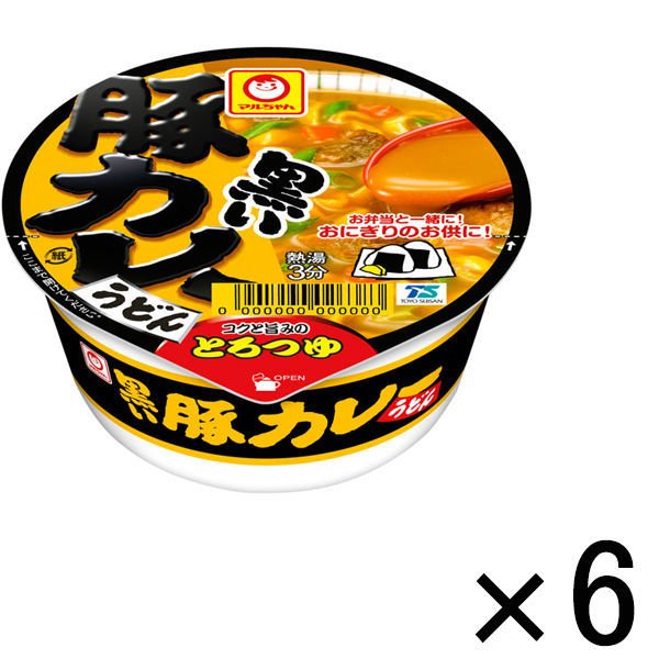 東洋水産東洋水産　黒い豚カレーうどん　ミニサイズ　6食