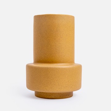 丹麥Ro Collection陶瓷單色花瓶25cm 沙黃