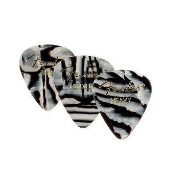 Fender Graphic Zebra 351 Shape Pick Thin / Medium / Heavy