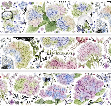 無盡於夏 燕與蝶 夏季特典 PET 紙膠帶 貝殼光 10米卷