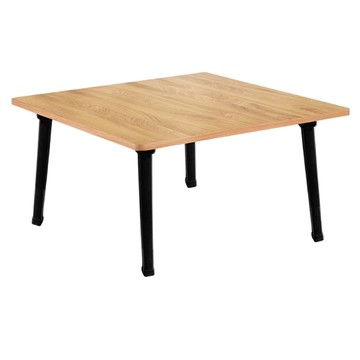 日式休閒桌 2*2 正方形 木紋色/白橡色 桌面可防水 桌腳可收合 免組裝  60cm