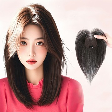 【巴黎精品】現貨+預購 真髮假髮透氣假髮片輕量免打理整頂假髮角色扮演隱形增髮-高顱頂女假髮2色a1kx6