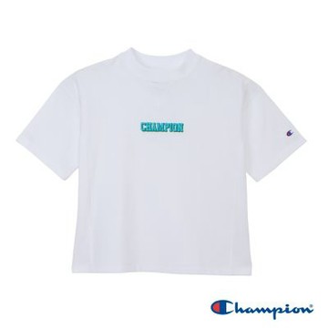 Champion 官方直營 女款 CASUAL 短袖上衣-白色(CW-D301-010日規)