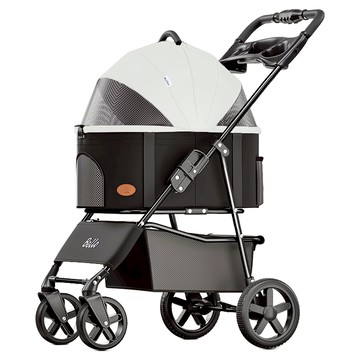 Bello 車包分離式寵物手推車 SP02FD 白色 寵物外出便攜好幫手  1個