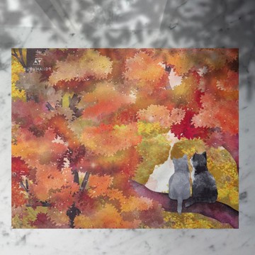 布嚕得-貓咪們-加厚款防塵擦拭布(38x30cm)