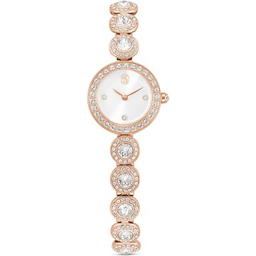 SWAROVSKI Una Angelic 璀璨水晶手鍊式女錶 手錶-玫瑰金/20mm 5753309