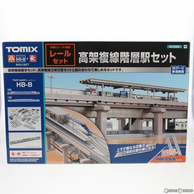 新品』『お取り寄せ』{RWM} 91043 高架複線階層駅セット(レール 