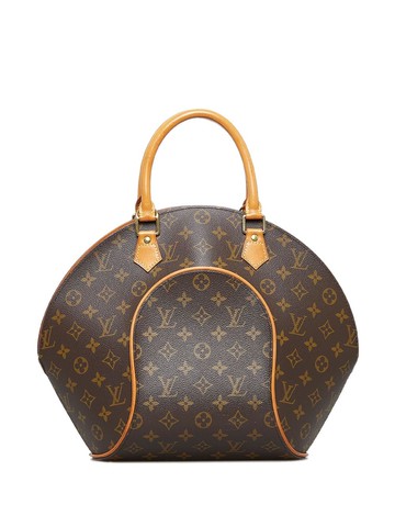 Louis Vuitton - 1998 pre-owned Monogram Ellipse MM top-handle bag - women - Canvas - One Size - Brown