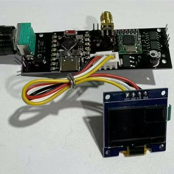 立體聲收音機主板DIY TEF6686+ESP32+10瓦功放 5V供電OLED屏熱賣[DD1121001]