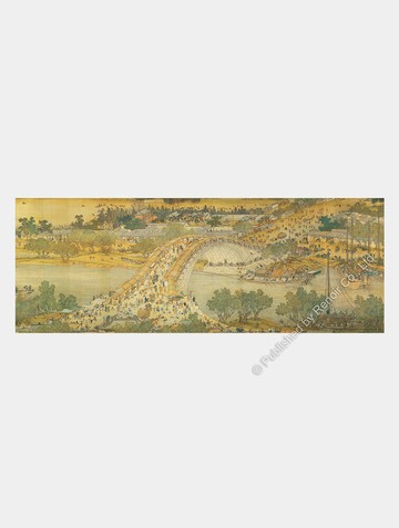 清明上河圖-虹橋(局部)/1000片/故宮/長幅