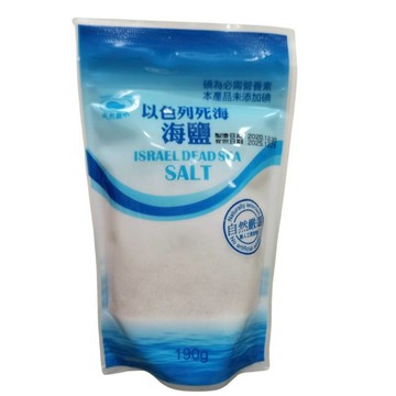 天然磨坊 以色列死海海鹽190公克/包 買1 送1 特惠中