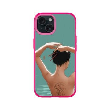 iPhone 15 Clear 粉漾桃 - Janice Sung - Ren 純淨