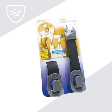 NEW-STAR 纏繞式車用掛勾黑色