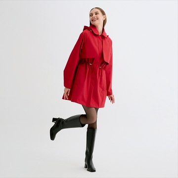 INC/REPURPOSE 防水透濕單層連帽風衣(3色) - 質感綠色-S