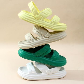 涼拖鞋女可愛踩屎感2025年新款情侶居家居室內外防滑厚底托鞋兩穿