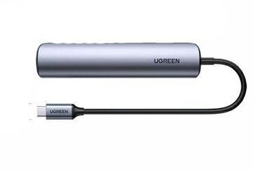 [COSCO代購6] W139281 綠聯 五合一USB-C轉接器 USB3.0 X 4埠 + 4K HDMI 輕巧便攜版 20197