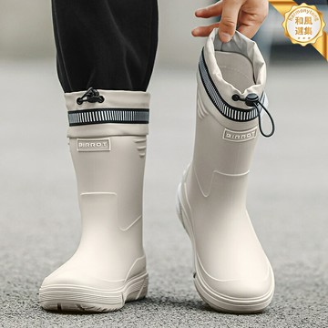 【防滑防水】雨鞋 雨靴 防水鞋 水鞋 工作鞋 釣魚鞋 日本進口 中筒設計 耐磨防滑 外賣騎手 釣魚洗車 男女通用
