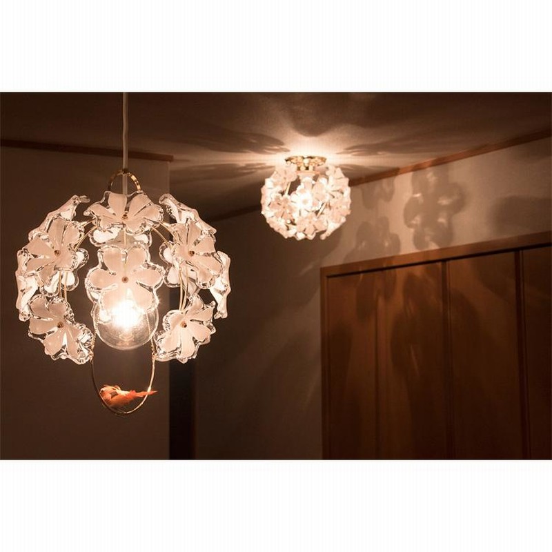 シーリングライト ブルーム 花 おしゃれ 照明器具 シャンデリア