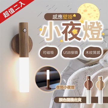 可磁吸USB壁掛感應燈（超值2入）_廠商直送