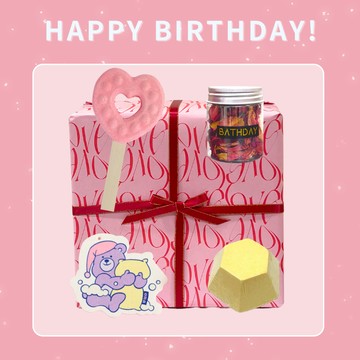 快速出貨💗【BATHDAY泡澡球】天蠍座生日快樂💖｜完美主義者首選舒壓泡澡球禮盒(優惠價加購洗手組)【 LINE禮物獨家】