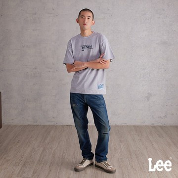 Lee 726 彈性中腰標準直筒牛仔褲 男 深藍洗水 LB517028522