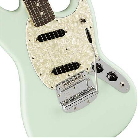 Fender エレキギター American Performer Mustang, Rosewood Fingerboard, Satin Sonic Blue