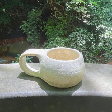 A Lu 小陶杯/禮物/擺飾 進口美國陶土 原創手作手繪 僅此一件