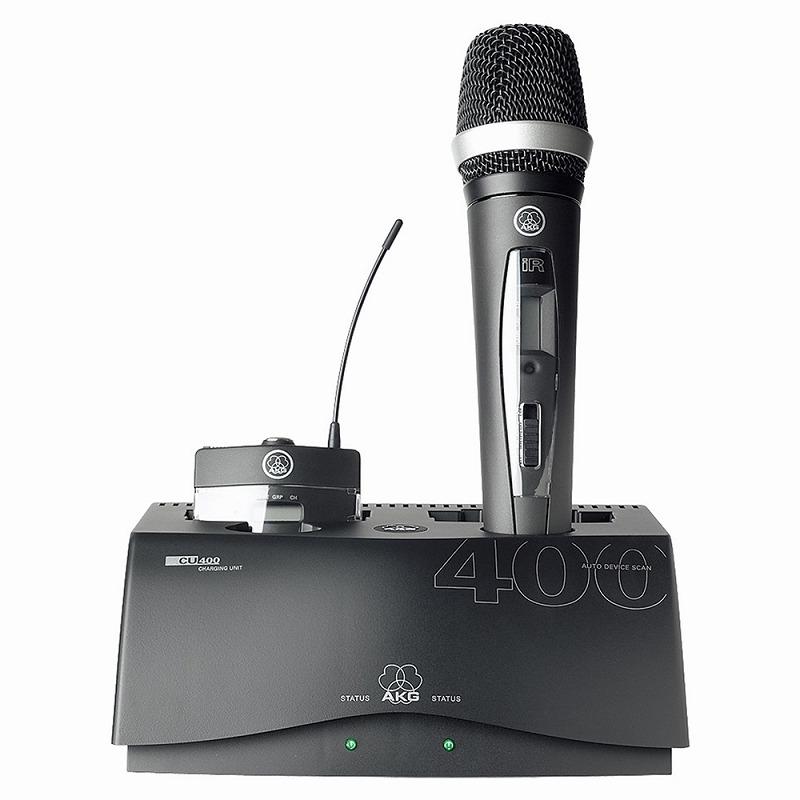 AKG アーカーゲー CU400 WMS470送信機用充電器 ※マイク及び送信機は付属していません。