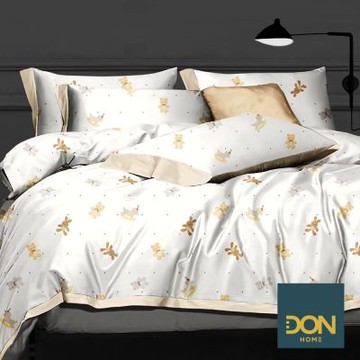 DON 吸濕排汗天絲床包枕套組-加大-童心眠眠