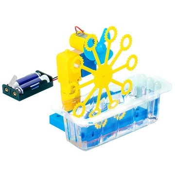 「雙成教具」科趣科技小製作DIY自製泡泡機小發明科學實驗教具stem手工材料