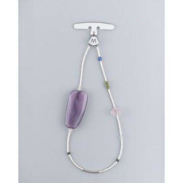 M.Beads 日本串珠手機手鏈 /手機鍊 Lavender