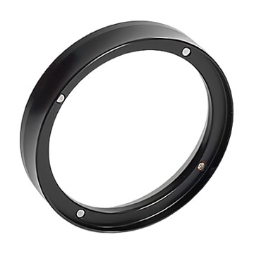 儀家生活館 咖啡磨豆機磁吸外卡接粉圈 51MM 黑色  1個