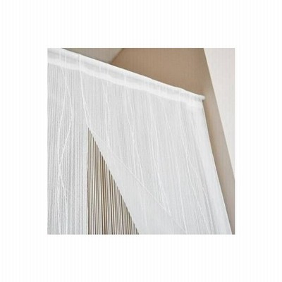 のれん 暖簾 おしゃれ デザイン 北欧 ロング レースのれん 2重 幅85 長さ1 目隠し 間仕切り カーテン つっぱり 通販 Lineポイント最大get Lineショッピング