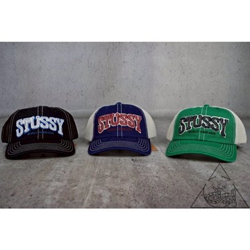 【HYDRA】Stussy Md Burly Threads Trucker 老帽 網帽 刺繡【SUY132】