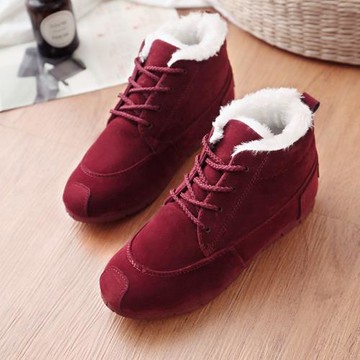 2025新款棉鞋女冬季保暖加絨韓版雪地靴平底短靴鞋子冬鞋女鞋百搭