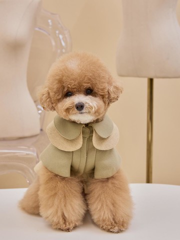 Luxury Peplum Wool Coat