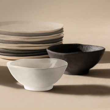 法國Revol │YLi 飯碗 10.5cm-兩色任選(白/黑)