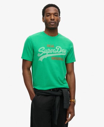 Superdry Men's Men's Vintage Logo Soda Pop T-Shirt Green / Drop Kick Green - Size: S