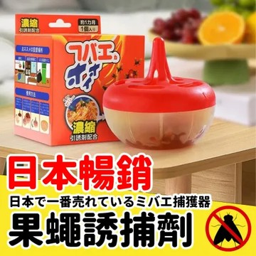 【日本暢銷】雙效果蠅誘捕器 2入組 操作簡單 科學配方 快速引誘