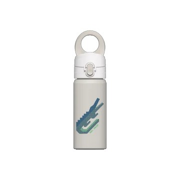 磁吸水壺 AquaStand 不鏽鋼 480cc - 無吸管 貝殼灰 - The Wildlife Collection 動物野境系列 - 美洲鱷