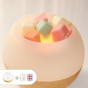 調香融蠟夜燈(1+6組合含蠟塊)快速出貨 免運 生日 情人 送禮首選