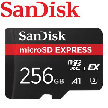 【公司貨】SanDisk 256GB Express microSDXC U3 A1 記憶卡