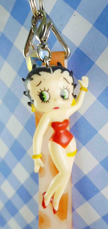 【震撼精品百貨】Betty Boop 貝蒂 手機提袋-3D橘愛心 震撼日式精品百貨