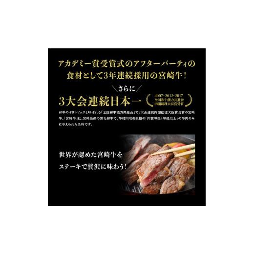 ふるさと納税 宮崎県 川南町  宮崎牛 ロース ステーキ ２５０ｇ×2枚 【 肉 牛肉 贅沢 国産 国産牛 4等級 5等級 九州産 宮崎県産 黒毛和…