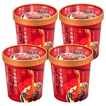 中農粉絲 馬尾絲 川味酸辣粉  4個  131g