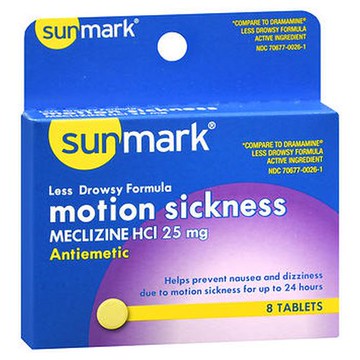 Sunmark Motion Sickness 8 Tabs by Sunmark