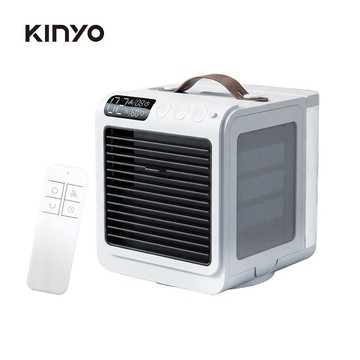 【KINYO】UF-1945W 沁涼無線水冷扇 白